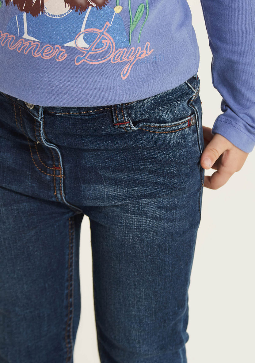 Lee Cooper Girls' Regular Fit Jeans-Jeans-image-2
