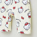 Hello Kitty Print Swimsuit with Round Neck and Short Sleeves-Swimwear-thumbnail-2