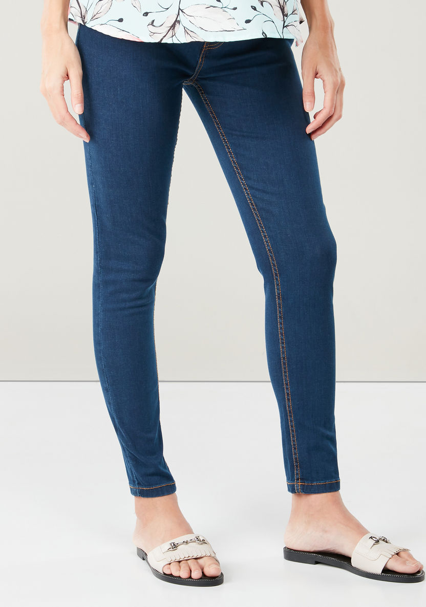 Love Mum Maternity Jeans with Pockets-Bottoms-image-1