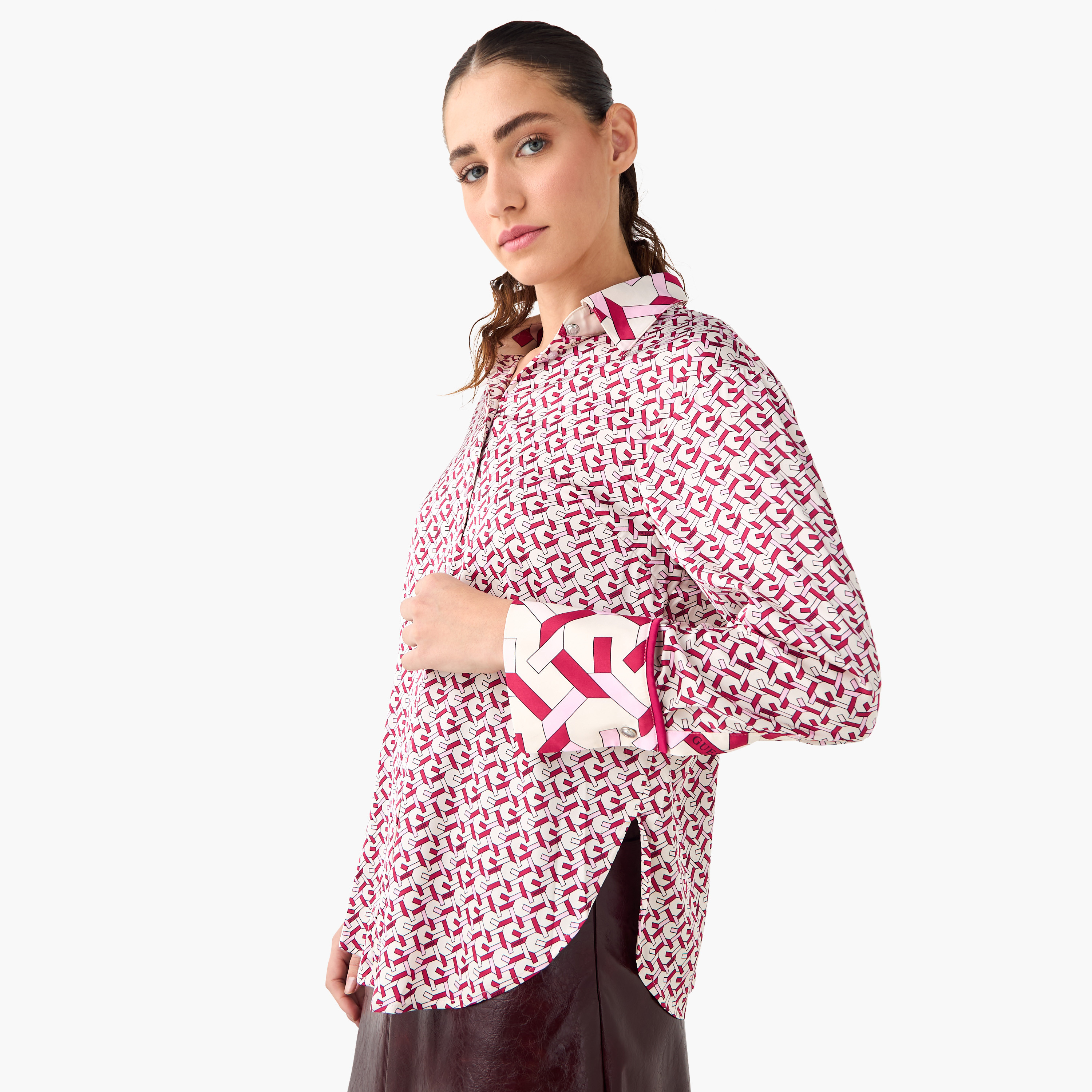 قميص بأكمام طويلة وطبعات الكساندرا مونوجرام من جيس-women-clothing-shirtsandblouses-shirts-image-3