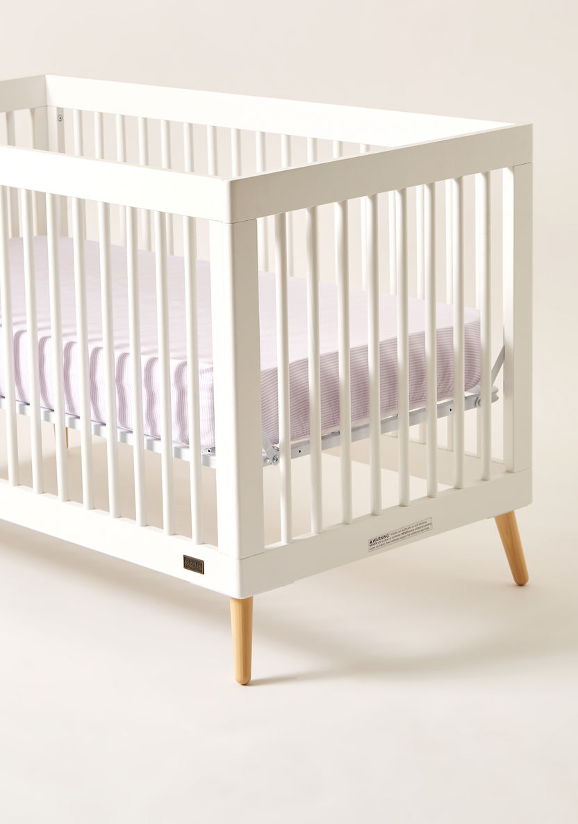 Giggles Caesar Wooden Crib with Three Adjustable Heights (Up to 3 years)-Baby Cribs-image-9