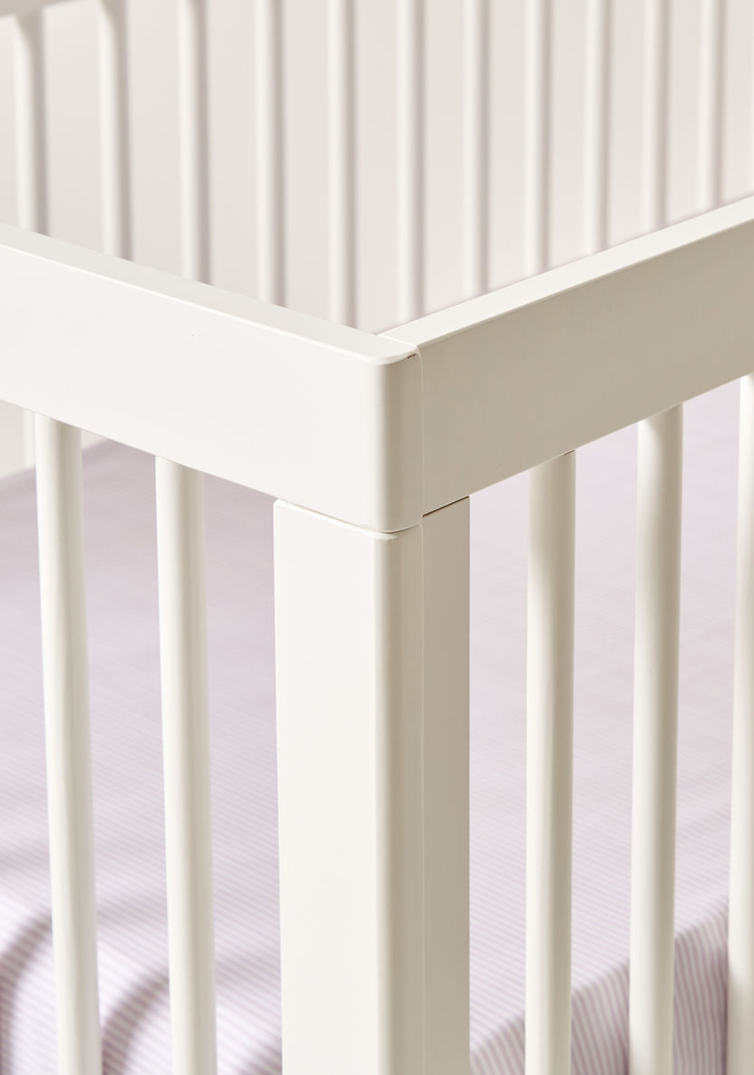 Giggles Caesar Wooden Crib with Three Adjustable Heights (Up to 3 years)-Baby Cribs-image-6