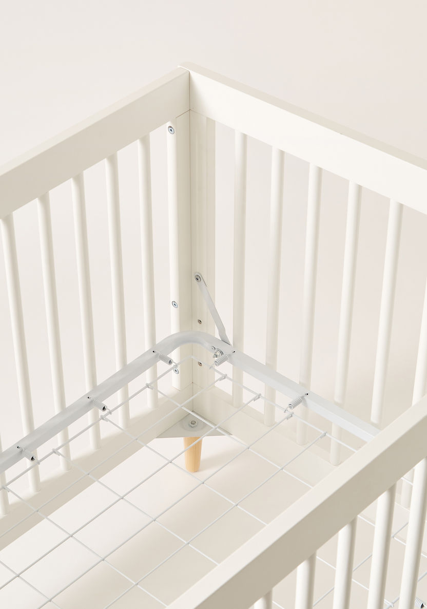 Giggles Caesar Wooden Crib with Three Adjustable Heights (Up to 3 years)-Baby Cribs-image-7