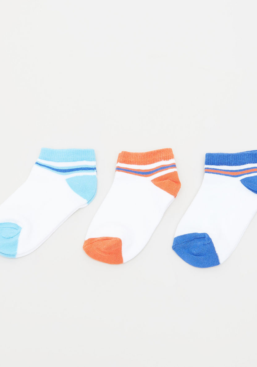 Juniors Colourblock Socks - Set of 3-Innerwear-image-0