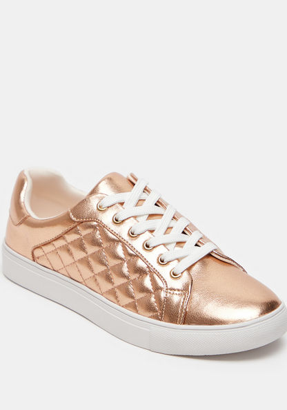Celeste Women's Quilted Lace-Up Sneakers