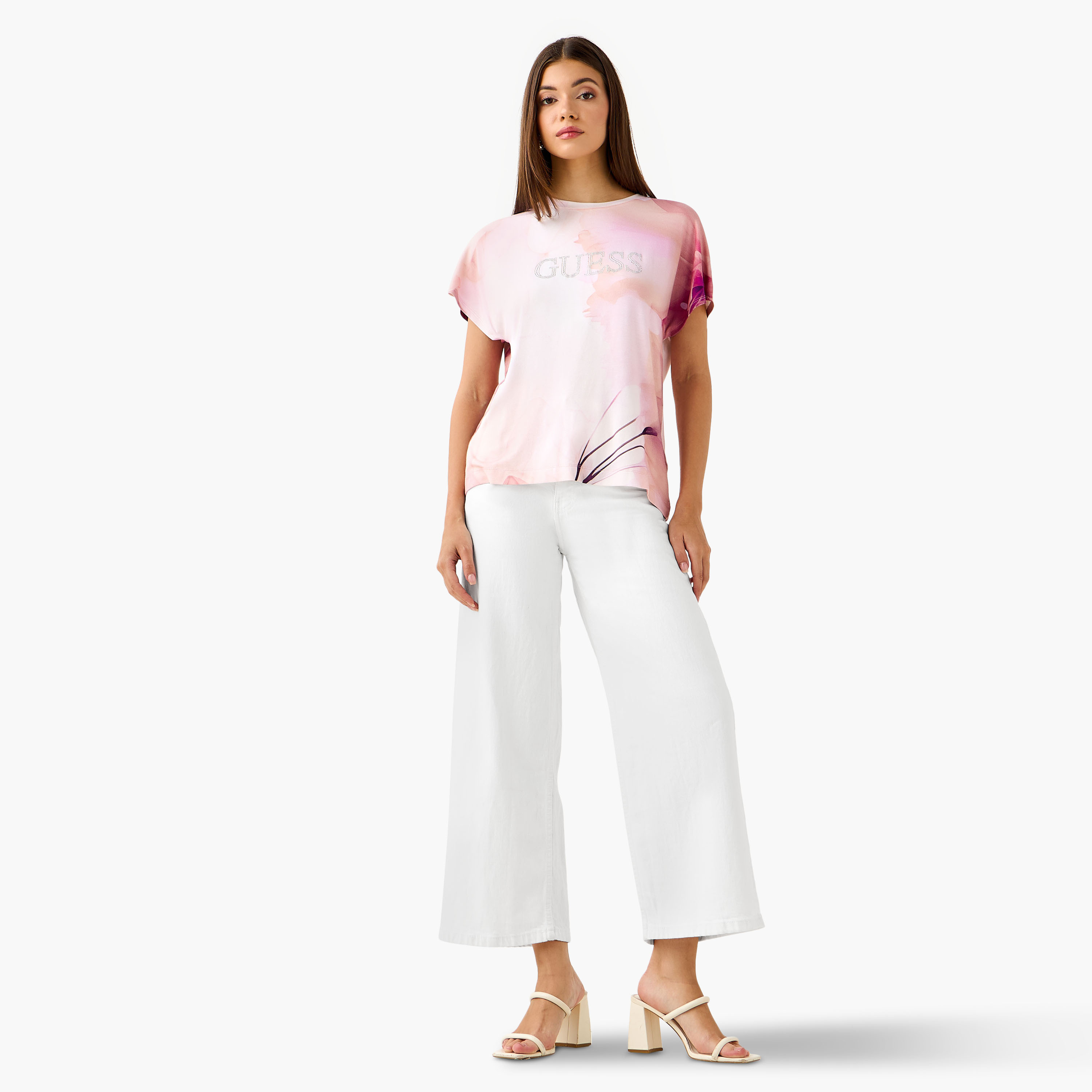تيشيرت مزين بأكمام متمددة من جيس-women-clothing-tshirts-image-2
