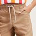 Juniors Solid Pants with Pockets and Drawstring Closure-Pants-thumbnail-1