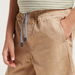 Juniors Solid Shorts with Pockets and Drawstring Closure-Shorts-thumbnail-2