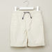 Juniors Solid Shorts with Pockets and Drawstring Closure-Shorts-thumbnail-0