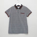 Juniors Printed Polo T-shirt with Short Sleeves-T Shirts-thumbnail-0