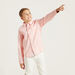 Juniors All-Over Print Shirt with Spread Collar and Long Sleeves-Shirts-thumbnail-1
