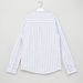 Juniors Striped Shirt with Henley Neck and Long Sleeves-Shirts-thumbnail-2