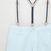 Juniors Solid Shorts with Suspenders-Shorts-thumbnail-1