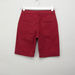 Juniors Textured Short Sleeves Shirt with Pocket Detail Shorts-Clothes Sets-thumbnail-6