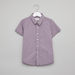 Juniors Printed Short Sleeves Shirt with Pocket Detail and Suspenders-Clothes Sets-thumbnail-2