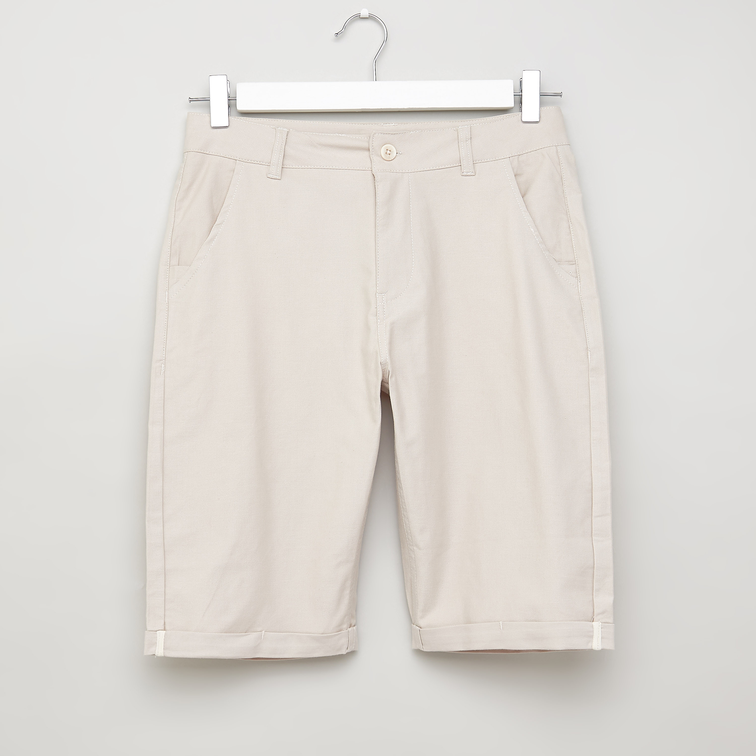 Juniors Printed Polo T-shirt and Solid Shorts Set-boys-clothing-setsandcoords-image-5