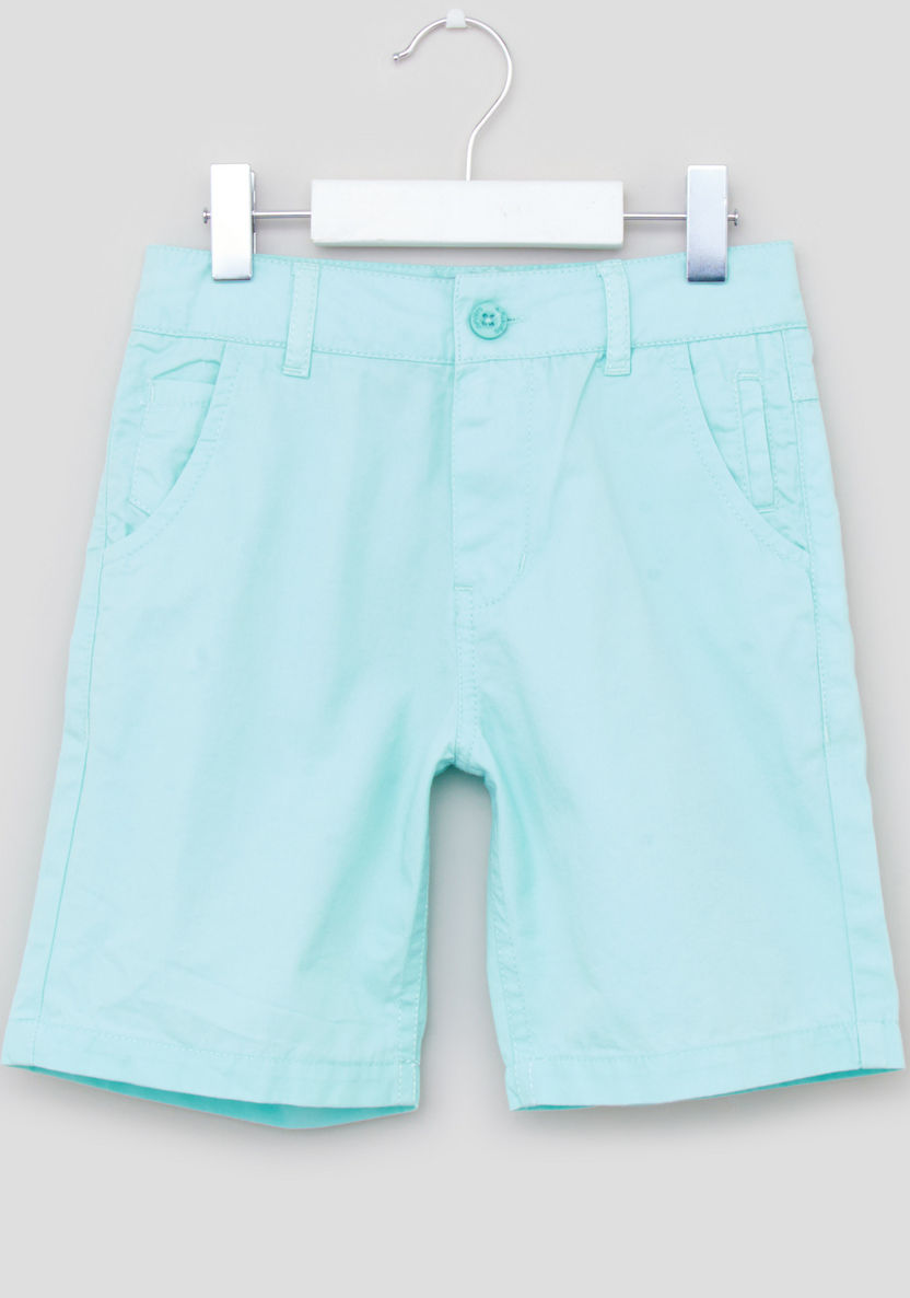 Juniors Dinosaur Print Shirt and Pocket Detail Shorts-Clothes Sets-image-4