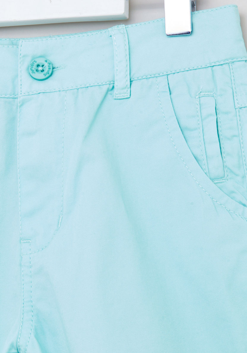 Juniors Dinosaur Print Shirt and Pocket Detail Shorts-Clothes Sets-image-5