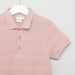 Eligo Textured Polo T-shirt with Short Sleeves-T Shirts-thumbnail-1