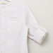 Eligo Textured Shirt with Mandarin Collar and Long Sleeves-Shirts-thumbnail-3