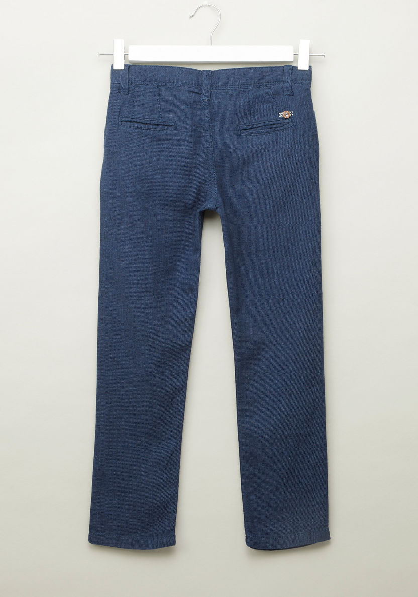 Eligo Full Length Pants with Pocket Detail and Belt Loops-Pants-image-2
