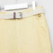 Eligo Solid Shorts with Pockets and Belt-Bottoms-thumbnail-1