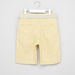 Eligo Solid Shorts with Pockets and Belt-Bottoms-thumbnail-2
