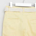 Eligo Solid Shorts with Pockets and Belt-Bottoms-thumbnail-3