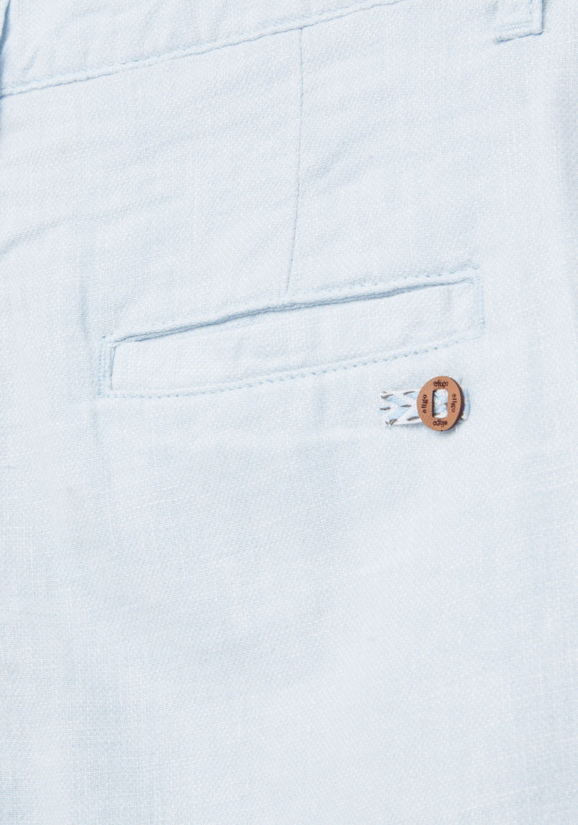 Eligo Solid Shorts with Pocket Detail-Shorts-image-3