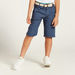 Solid Shorts with Pocket Detail and Belt Loops-Shorts-thumbnail-1