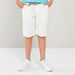 Eligo Textured Pocket Detail Shorts with Belt-Shorts-thumbnail-1