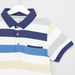 Eligo Striped Polo T-shirt with Solid Shorts-Clothes Sets-thumbnail-2