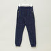 Bossini Textured Jog Pants with Drawstring Closure and Zip Pockets-Joggers-thumbnail-0
