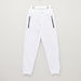 Bossini Textured Jog Pants with Drawstring Closure and Zip Pockets-Joggers-thumbnail-0