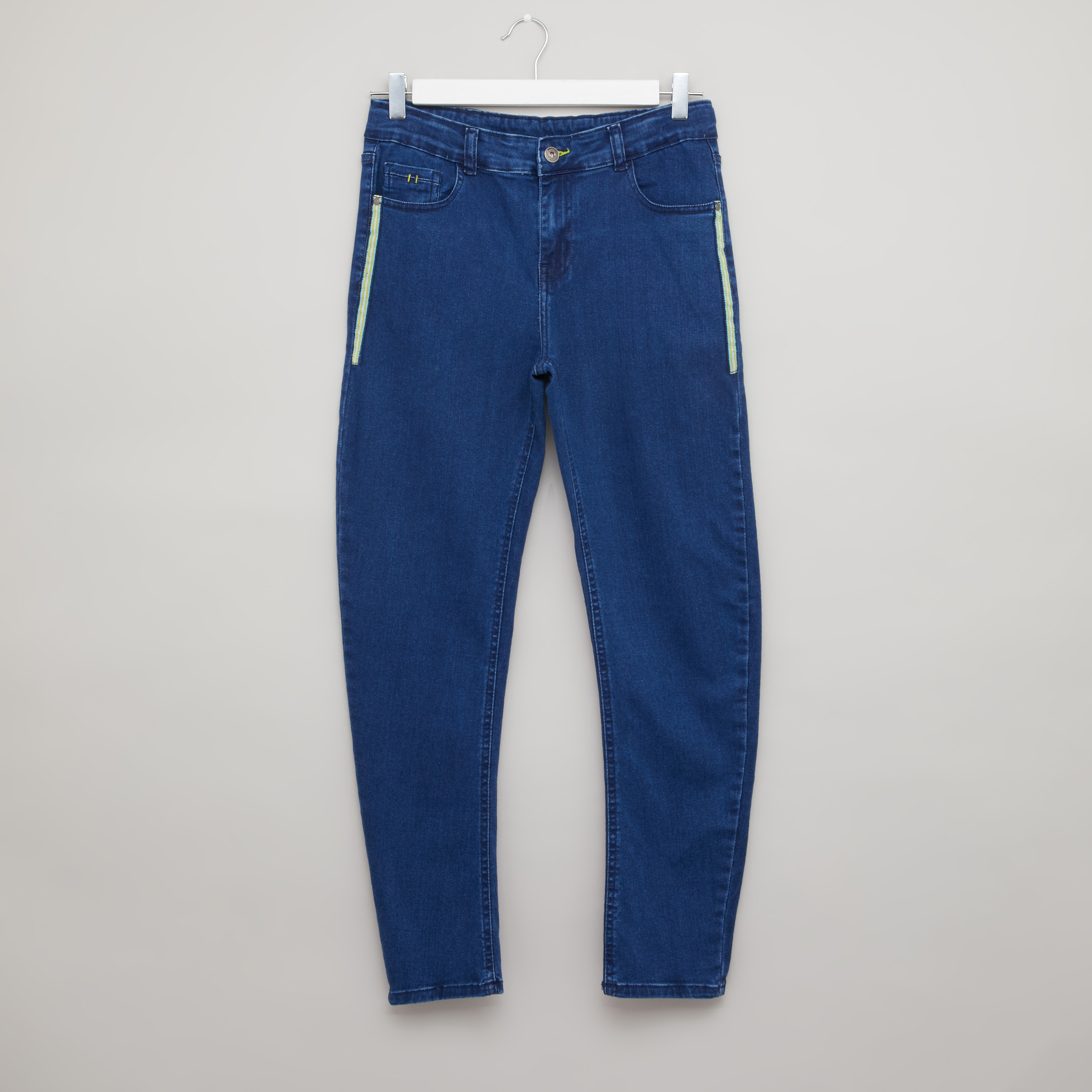 Bossini Textured Jeans with Pocket Detail-boys-clothing-bottoms-jeans-image-1
