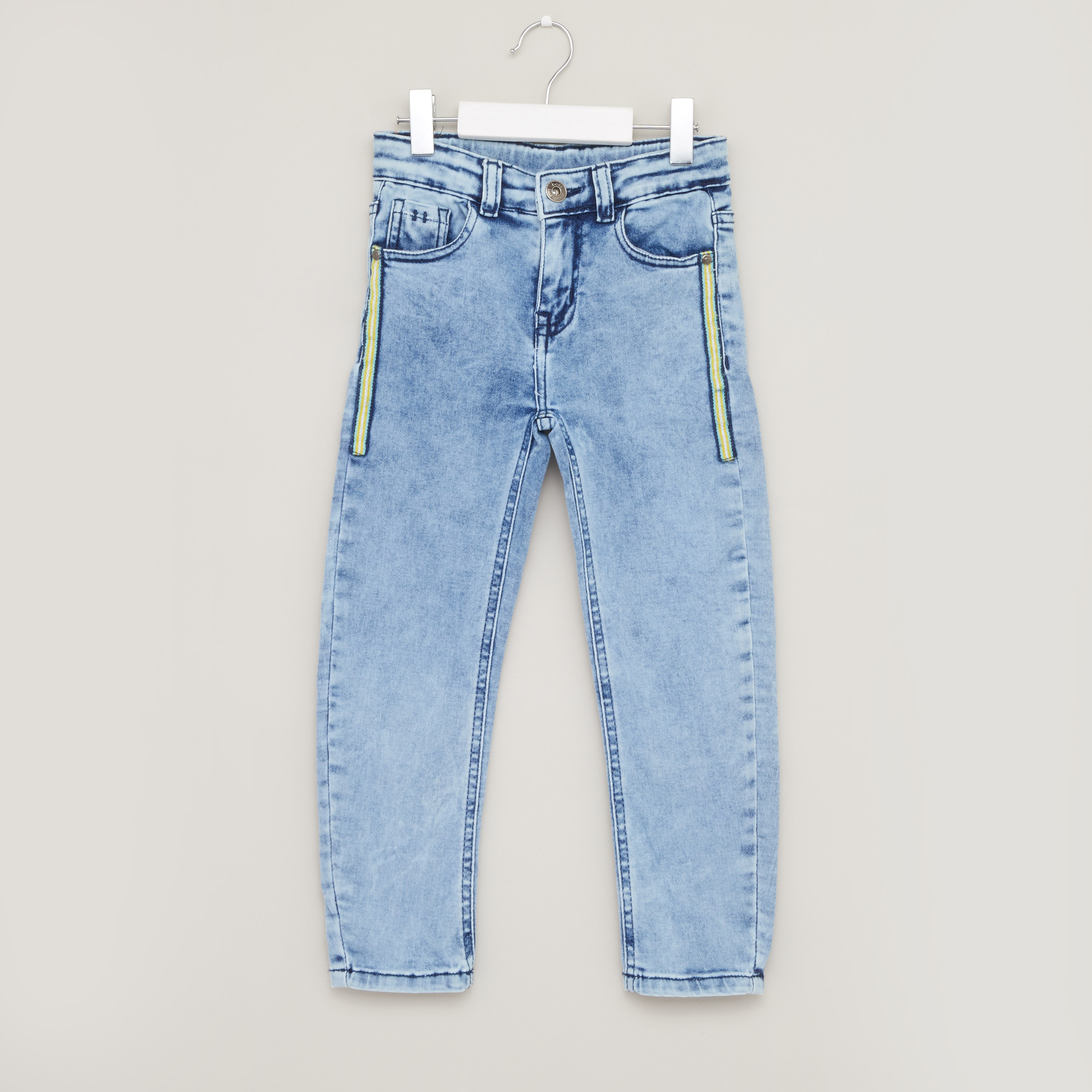 Bossini Textured Jeans with Pocket Detail-boys-clothing-bottoms-jeans-image-4
