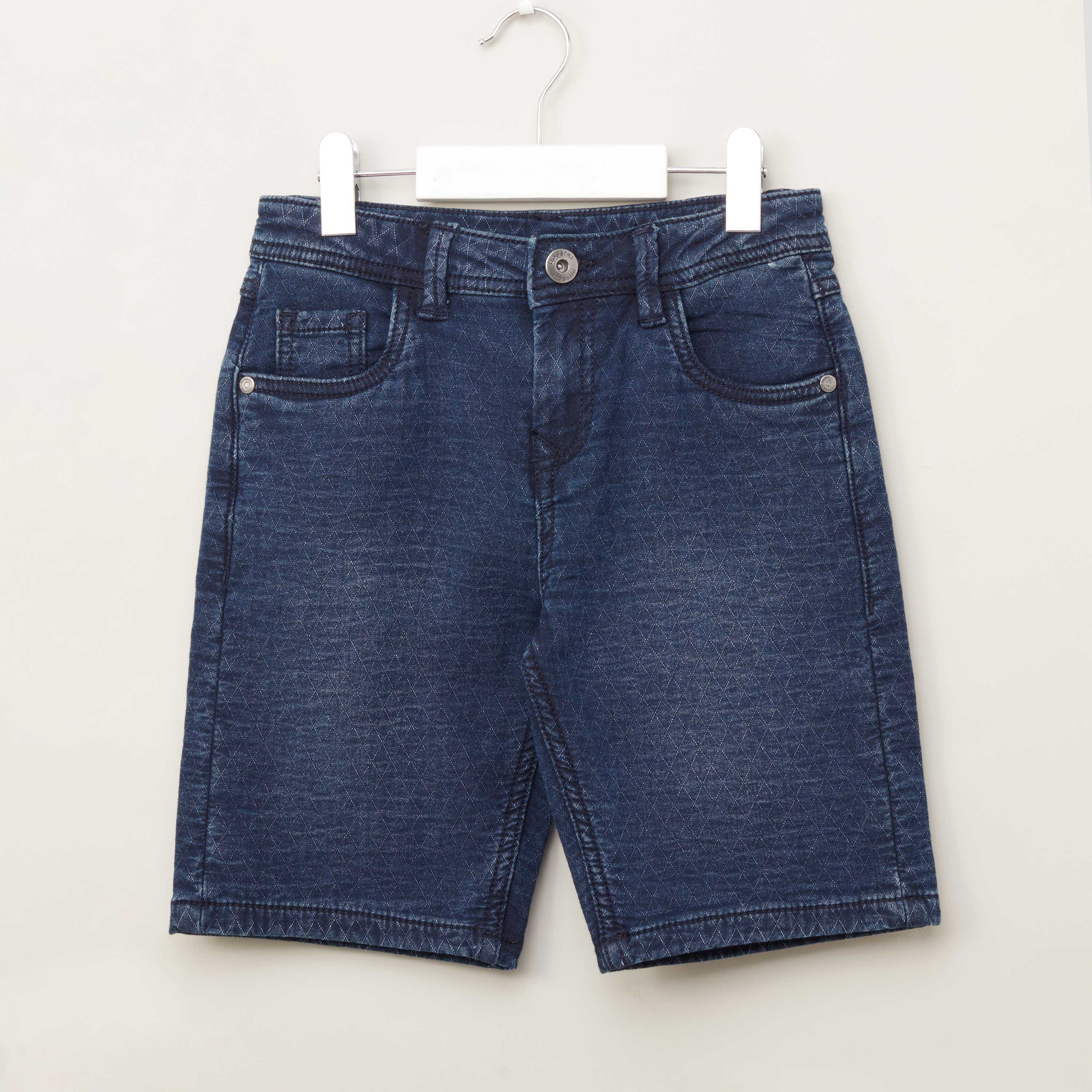 Bossini Denim Shorts with Pocket Detail