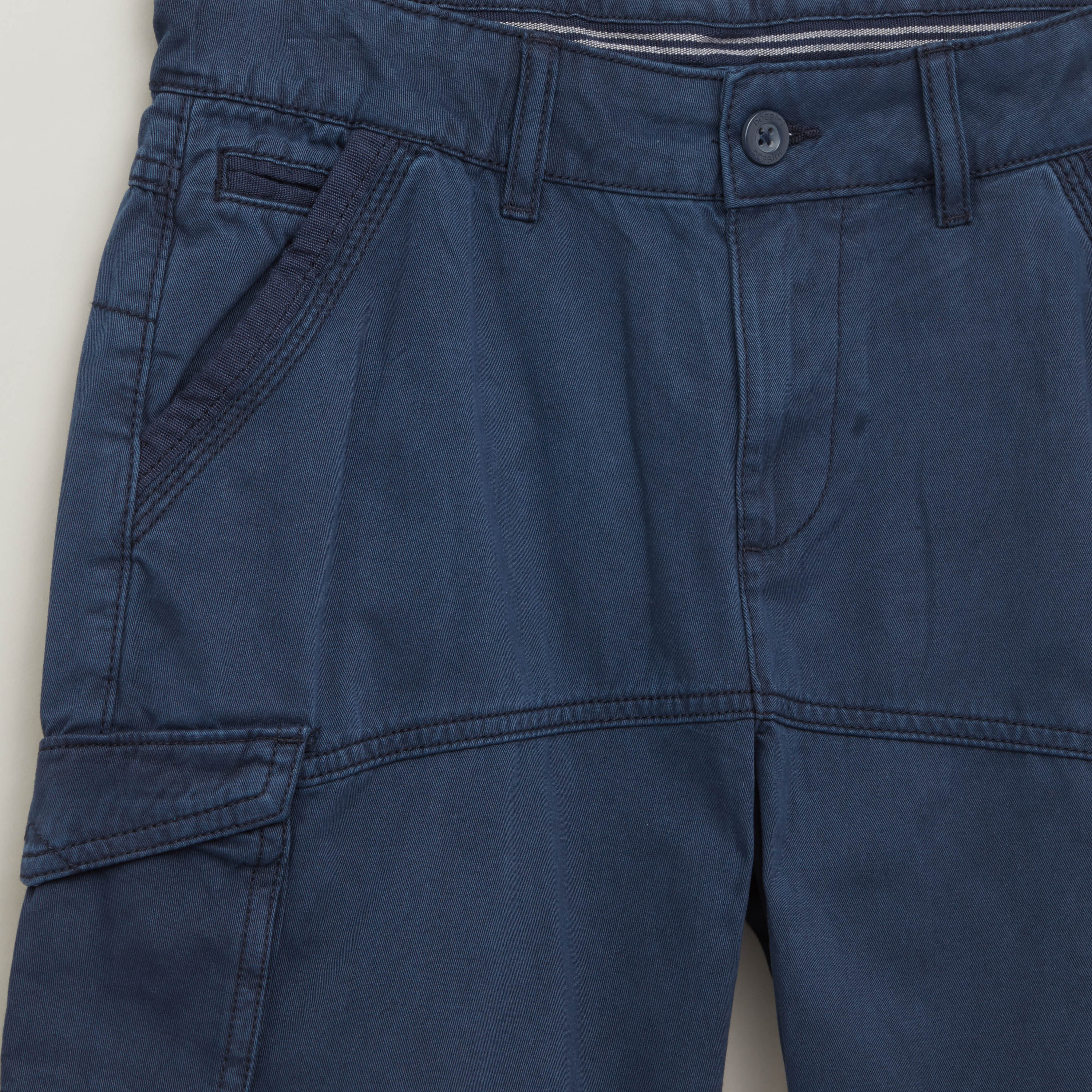شورت سادة بزر إغلاق من بوسيني-boys-clothing-bottoms-shorts-image-2