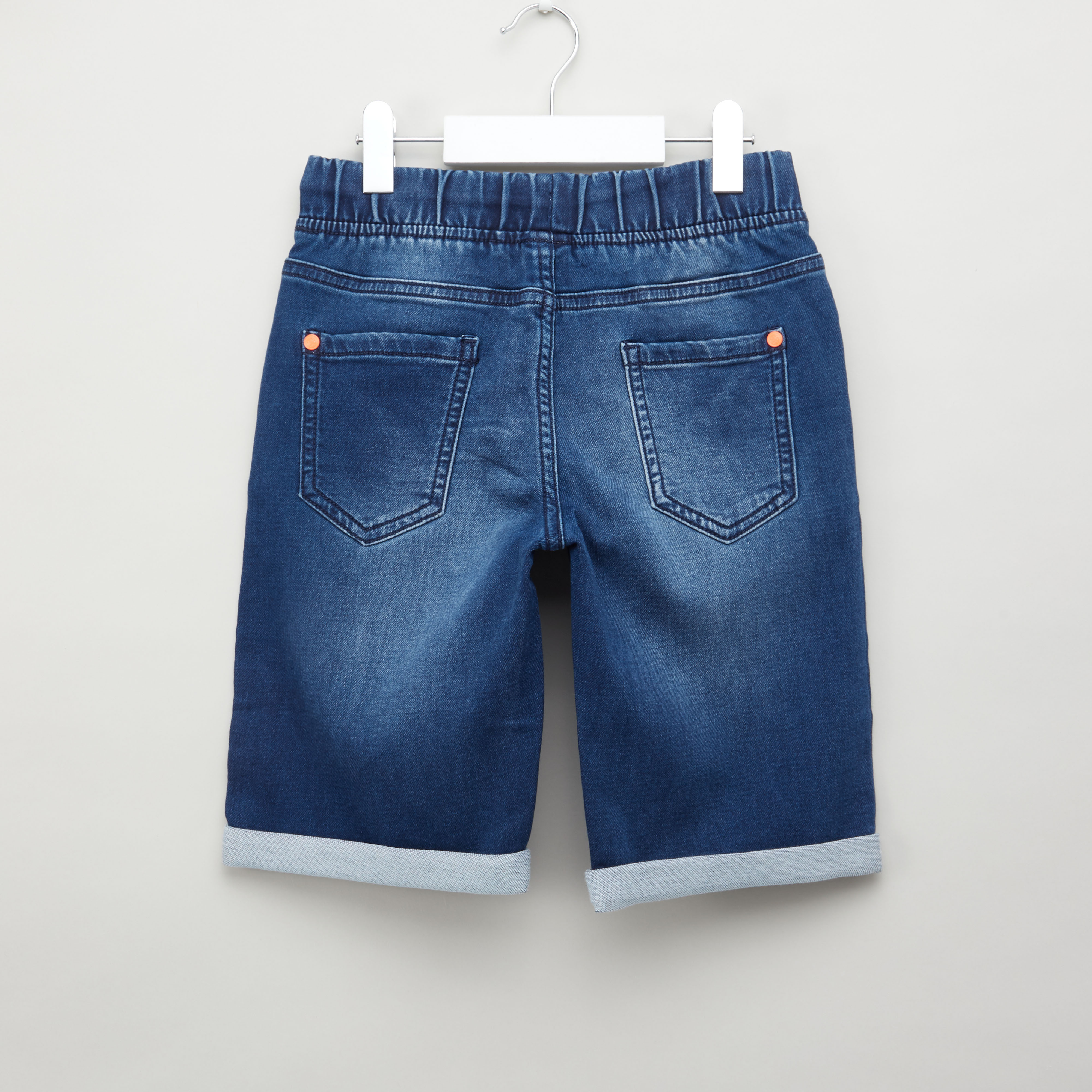 Bossini Denim Shorts with Pocket Detail-cpkids-clothing-boys-bottoms-shorts-image-6