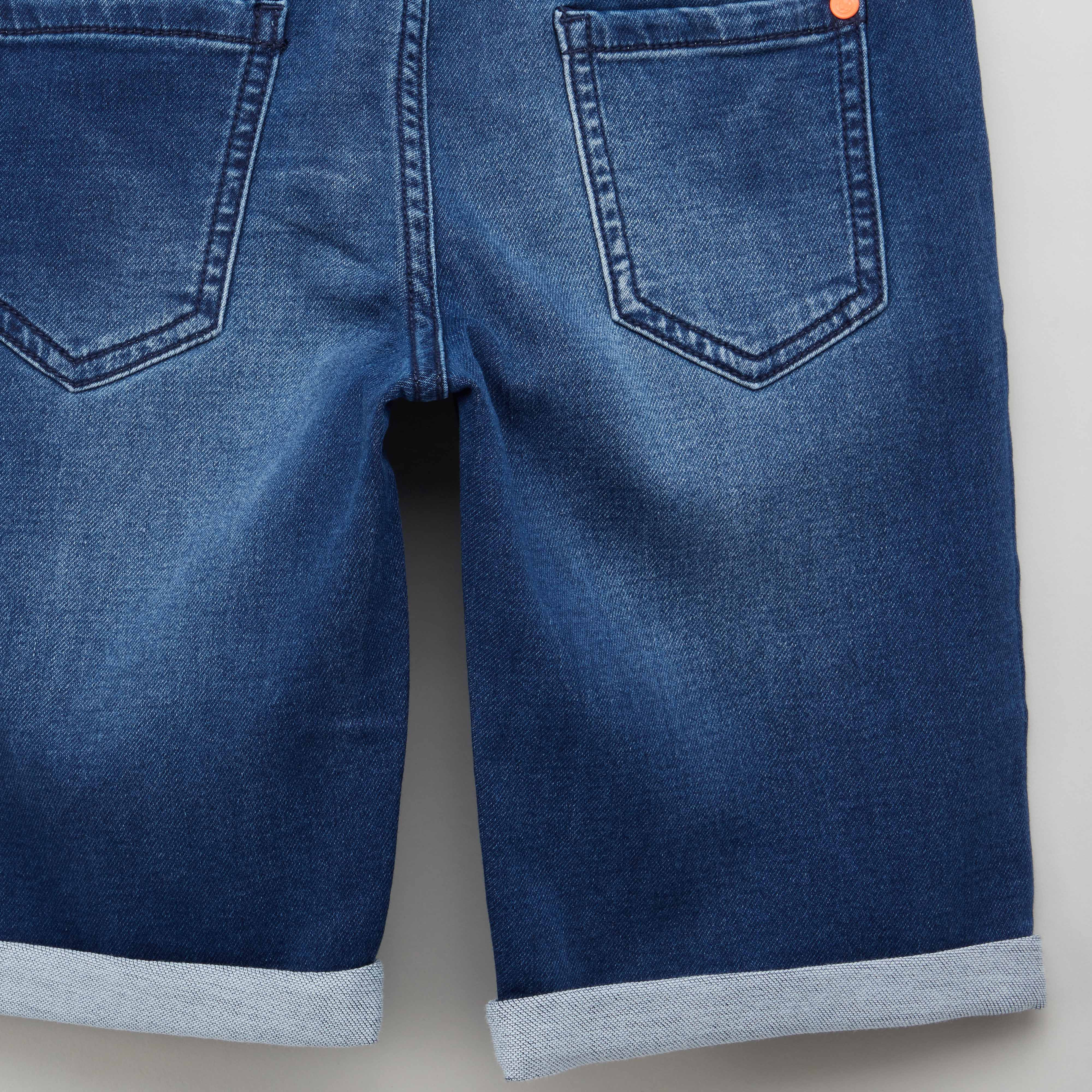 Bossini Denim Shorts with Pocket Detail-cpkids-clothing-boys-bottoms-shorts-image-7