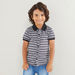 Iconic Striped Shirt with Short Sleeves-Shirts-thumbnail-0