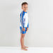Juniors Printed Swimwear Raglan Sleeves T-shirt with Shorts-Swimwear-thumbnail-0