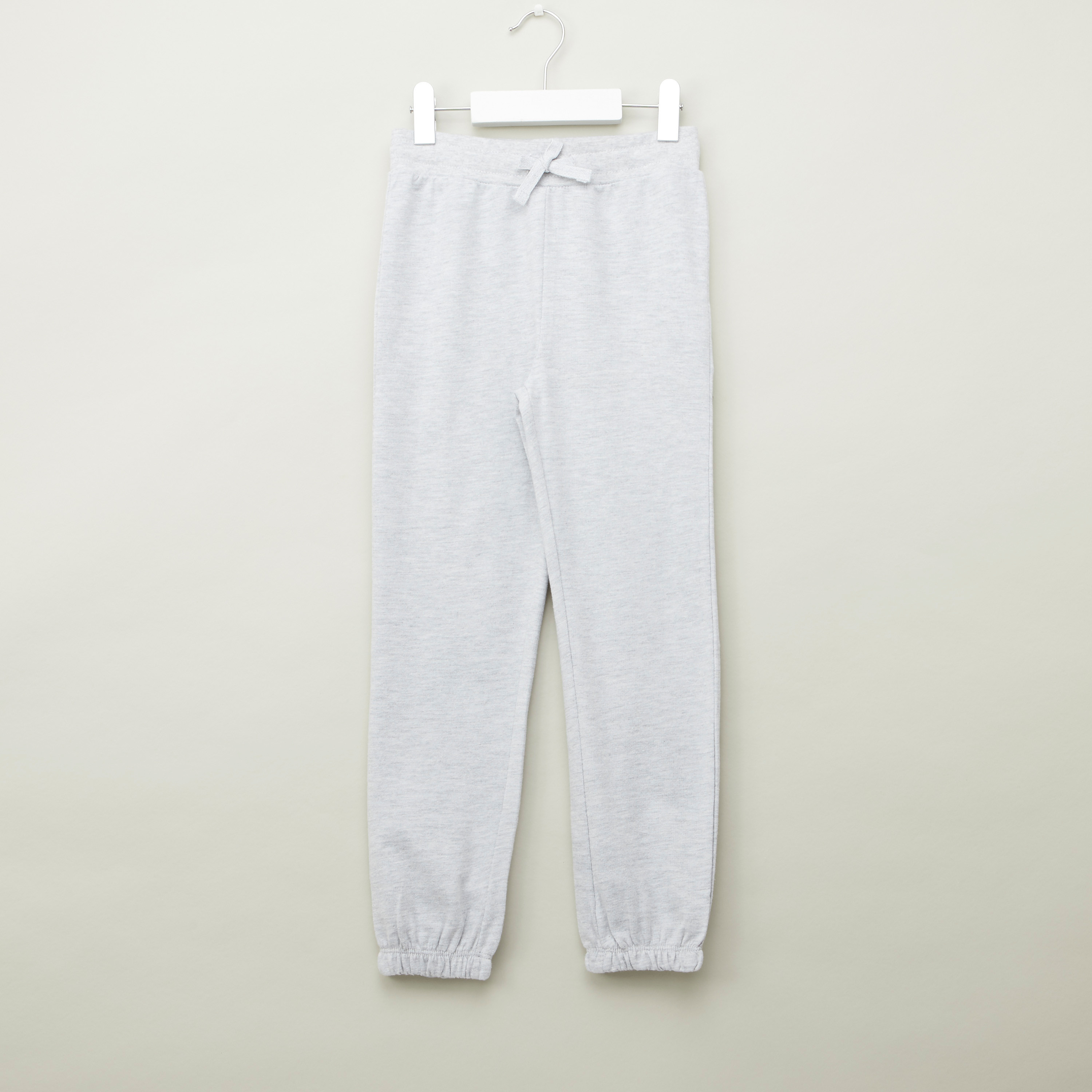 Juniors Plain Jog Pants with Elasticised Waistband-girls-clothing-bottoms-joggersandtrackpants-image-1