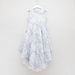 Juniors All Over Print Sleeveless Party Dress with Applique Detail-Dresses%2C Gowns and Frocks-thumbnail-2