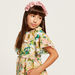 Juniors Floral Print Dress with Bell Sleeves-Dresses%2C Gowns and Frocks-thumbnail-2