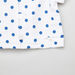 Eligo Polka Dots Print Top with Short Sleeves-Blouses-thumbnail-3