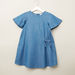 Bossini Plain Dress with Tie Ups and Short Sleeves-Dresses%2C Gowns and Frocks-thumbnail-0