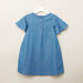 Bossini Plain Dress with Tie Ups and Short Sleeves-Dresses%2C Gowns and Frocks-thumbnail-2