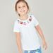 Iconic Solid T-shirt with Short Sleeves and Embellished Detail-T Shirts-thumbnail-0