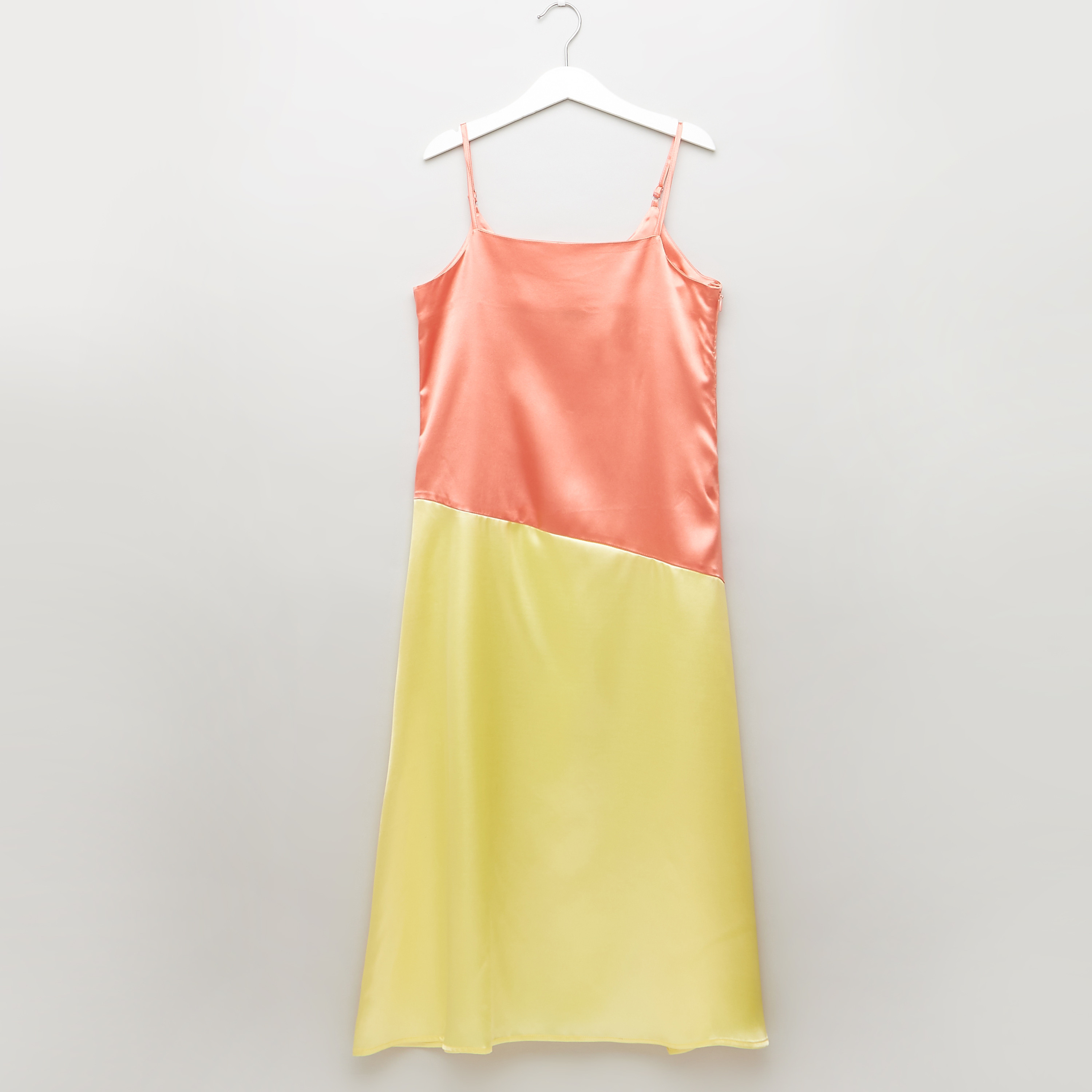 Iconic Colourblock Dress with Short Sleeves T-shirt-girls-clothing-setsandcoords-image-5